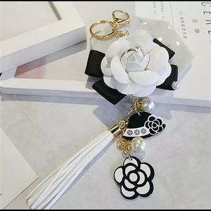 Flower Bag Charm Key Chain